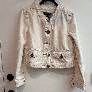VERONICA BEARD Cream Utility Jacket